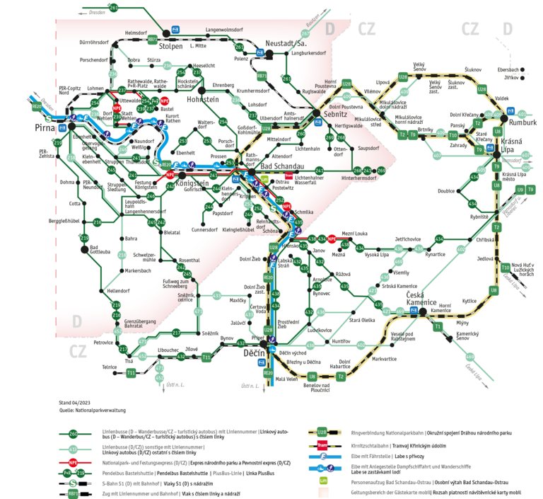 Streckennetzplan